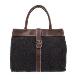 Chanel Denim Tote Bag Brown